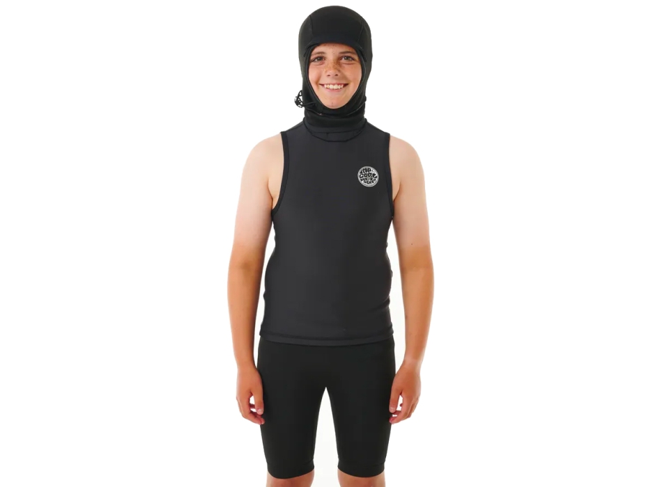 RIP CURL FLASHBOMB POLYPRO HOOD VEST 2MM KIDS