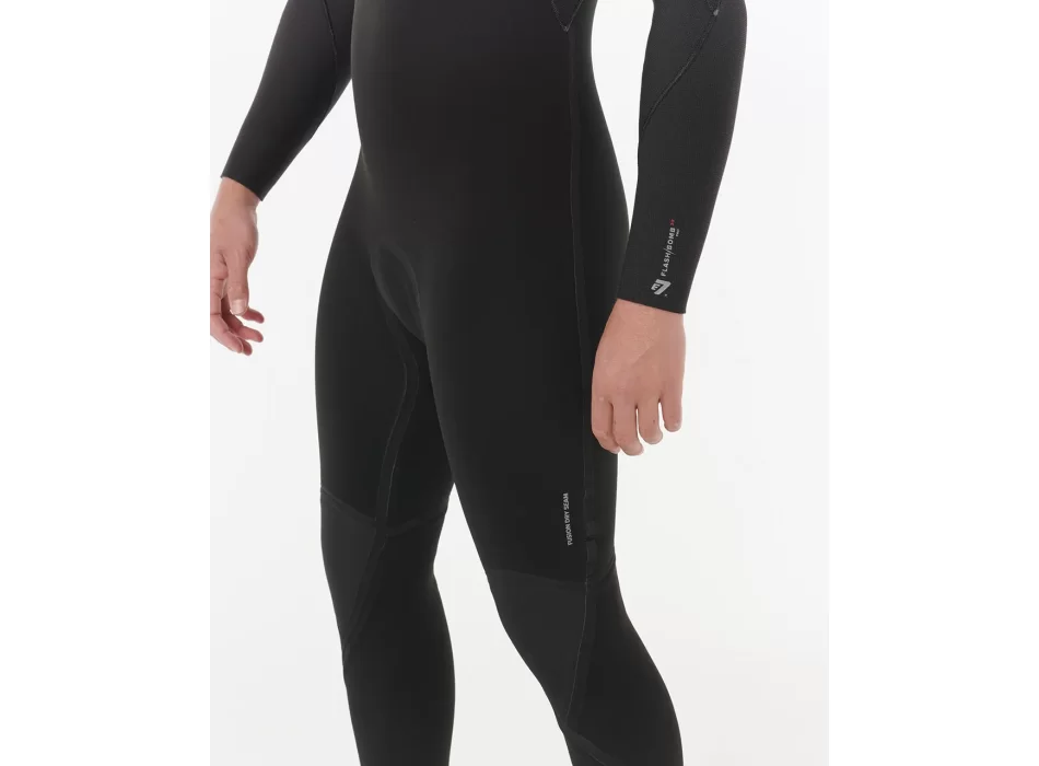 RIP CURL FLSHBOMB PRO 4/3 FREE ZIP WETSUIT