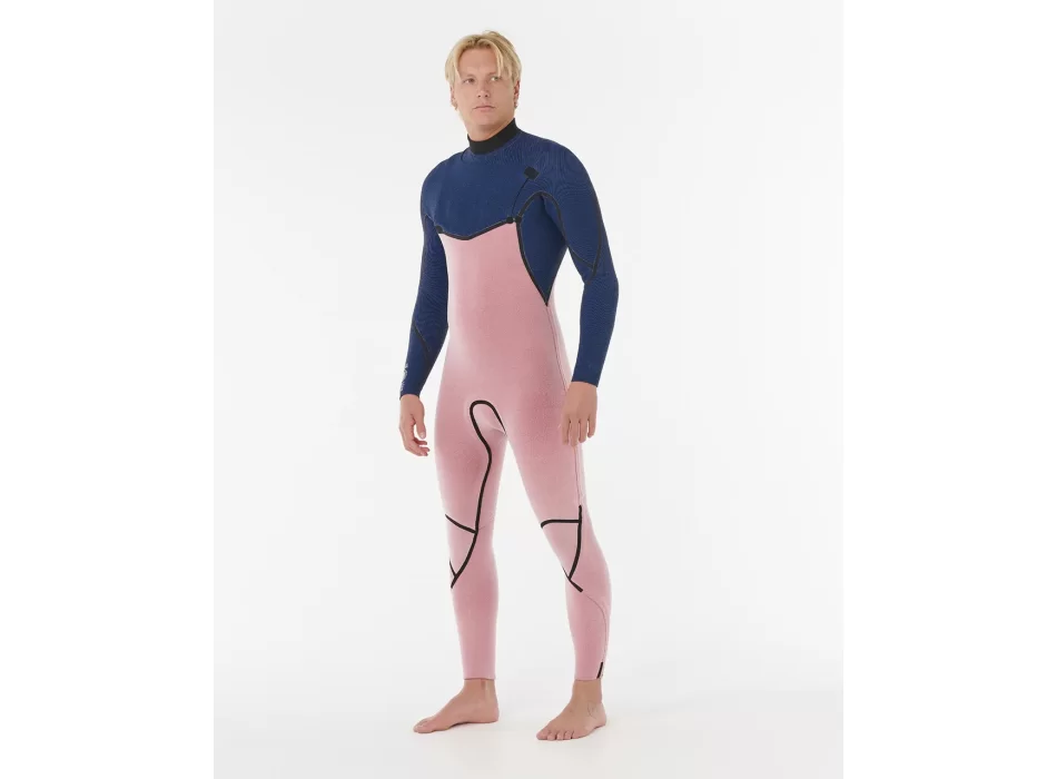 RIP CURL FLSHBOMB PRO 4/3 FREE ZIP WETSUIT