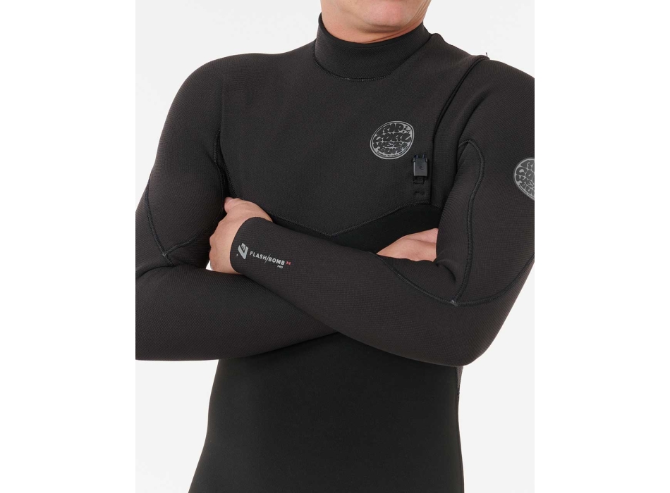 RIP CURL FLASHBOMB PRO 5/3 ZIP FREE WETSUIT