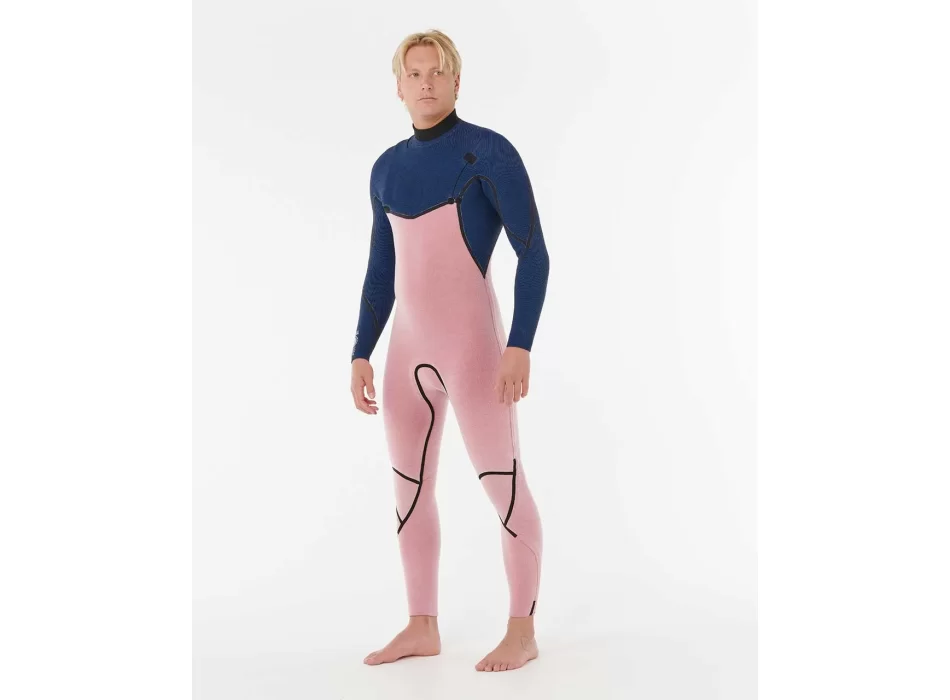 RIP CURL FLASHBOMB PRO 5/3 ZIP FREE WETSUIT
