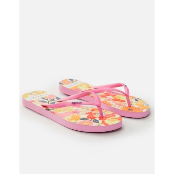 RIP CURL FLORAL WAVE SHAPERS OPEN TOE BONE