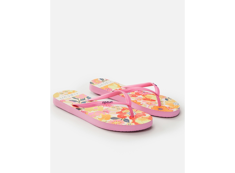 RIP CURL FLORAL WAVE SHAPERS OPEN TOE BONE