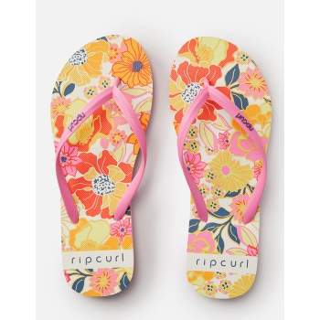 RIP CURL FLORAL WAVE SHAPERS OPEN TOE BONE