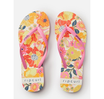 RIP CURL FLORAL WAVE SHAPERS OPEN TOE BONE