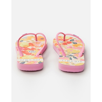 RIP CURL FLORAL WAVE SHAPERS OPEN TOE BONE