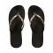 RIP CURL FREEDOM BLOOM OPEN TOE BLACK TAN