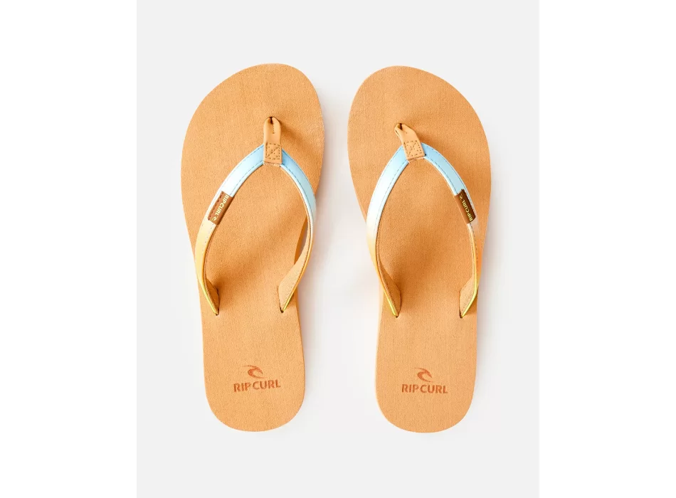 RIP CURL FREEDOM BLOOM OPEN TOE BRIGHT GREEN