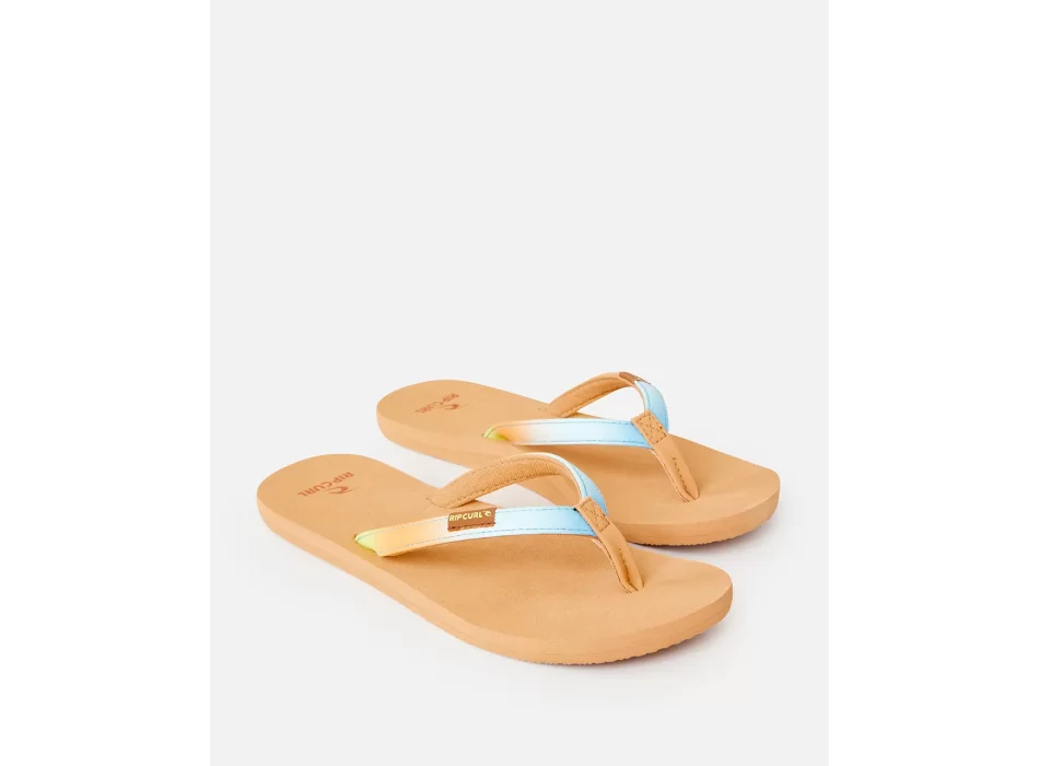 RIP CURL FREEDOM BLOOM OPEN TOE BRIGHT GREEN