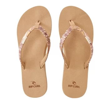 RIP CURL FREEDOM BLOOM OPEN TOE BRIGHT PEACH