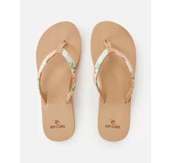 RIP CURL FREEDOM BLOOM OPEN TOE LIGHT ORANGE