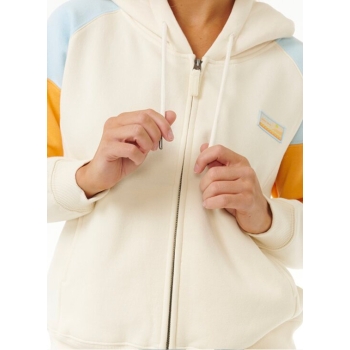 RIP CURL GALICIA FULL ZIP FLEECE BEIGE