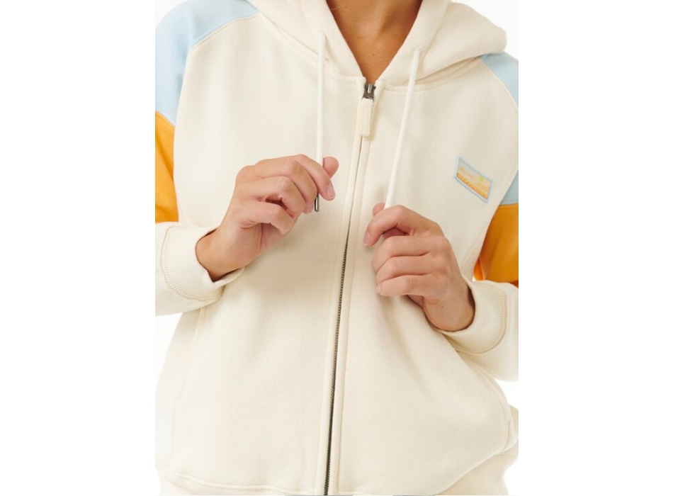 RIP CURL GALICIA FULL ZIP FLEECE BEIGE