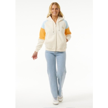 RIP CURL GALICIA FULL ZIP FLEECE BEIGE