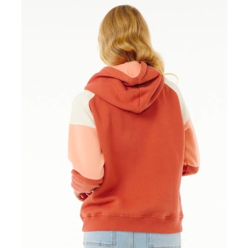 RIP CURL GALICIA FULL ZIP FLEECE RUST