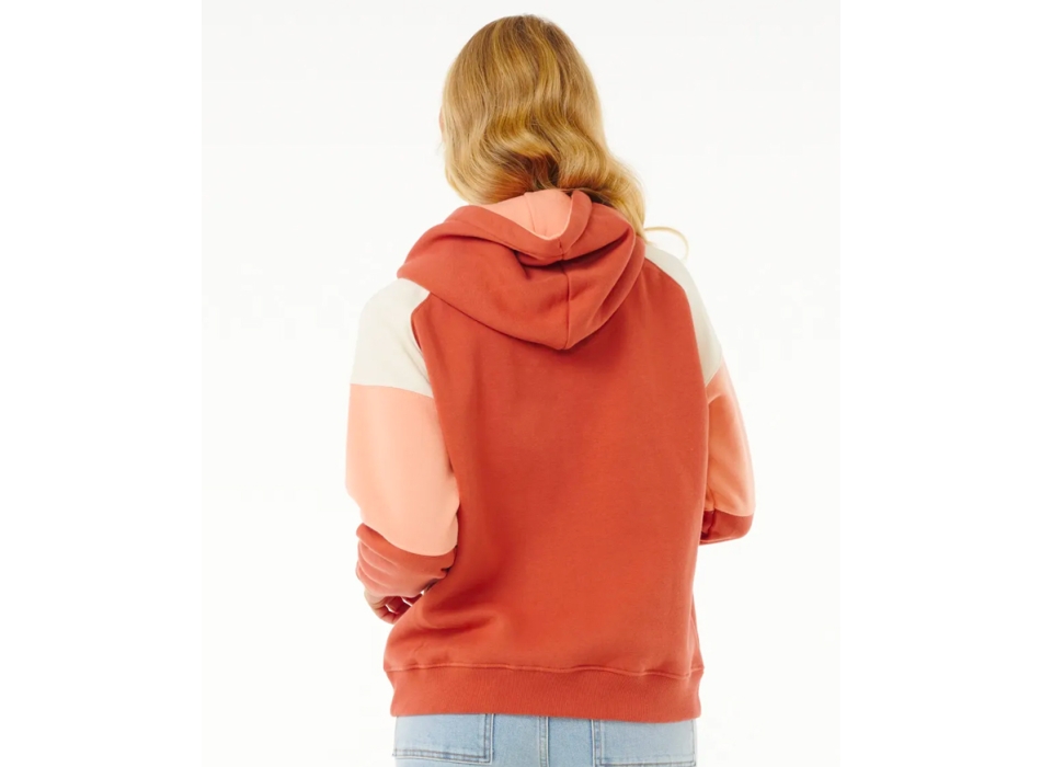 RIP CURL GALICIA FULL ZIP FLEECE RUST