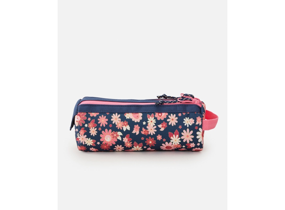 RIP CURL GLOBAL PENCIL CASE TWO COMPARTMENT WHITE