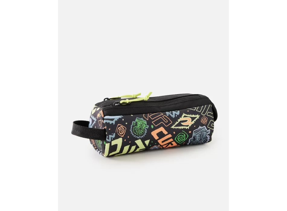 RIP CURL GLOBAL PENCIL CASE TWO COMPARTMENT