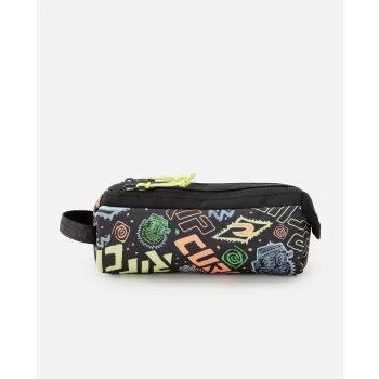 RIP CURL GLOBAL PENCIL CASE TWO COMPARTMENT