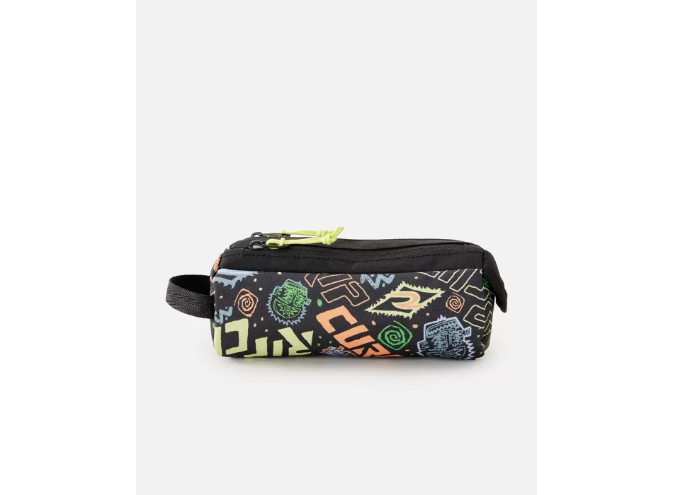 RIP CURL GLOBAL PENCIL CASE TWO COMPARTMENT