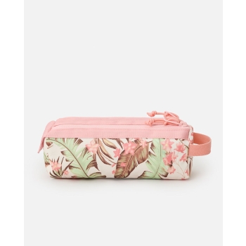 RIP CURL GLOBAL PENCIL CASE TWO COMPARTMENT BONE