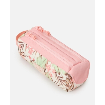 RIP CURL GLOBAL PENCIL CASE TWO COMPARTMENT BONE