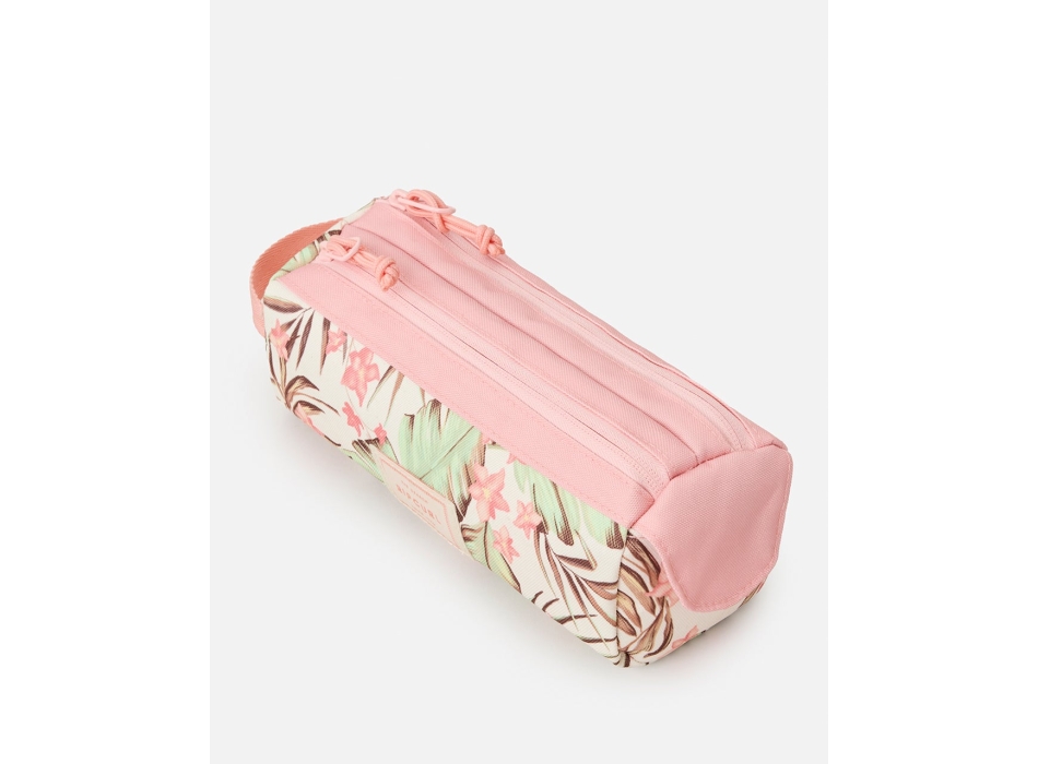RIP CURL GLOBAL PENCIL CASE TWO COMPARTMENT BONE