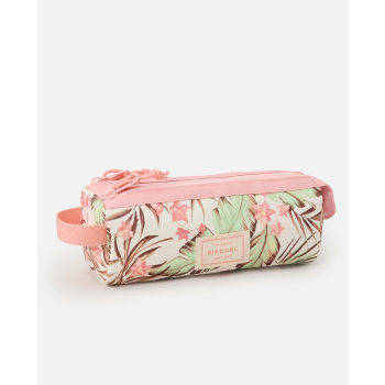 RIP CURL GLOBAL PENCIL CASE TWO COMPARTMENT BONE