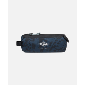 RIP CURL GLOBAL PENCIL CASE TWO COMPARTMENTS NAVY