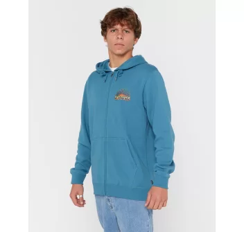 RIP CURL GRATEFUL SHRED ZIP HOOD  STORM BLUE