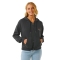 RIP CURL HIGH TIDE SCENIC RELAXED FULL ZIP FLEECE WASHED BLACK