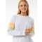 RIP CURL HIGH TIDE RAGLAN CREW LIGHT GREY HEAT