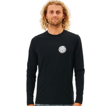 RIP CURL ICON OF SURF LONG SLEEVE UV50+ TEE BLACK