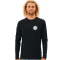 RIP CURL ICON OF SURF LONG SLEEVE UPF50+ BLACK