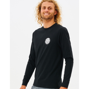 RIP CURL ICON OF SURF LONG SLEEVE UV50+ TEE BLACK