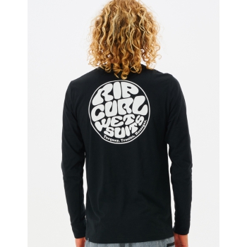 RIP CURL ICON OF SURF LONG SLEEVE UV50+ TEE BLACK
