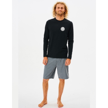 RIP CURL ICON OF SURF LONG SLEEVE UV50+ TEE BLACK