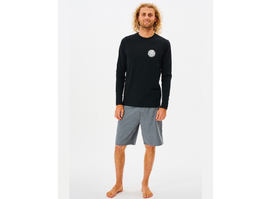 RIP CURL ICON OF SURF LONG SLEEVE UV50+ TEE BLACK