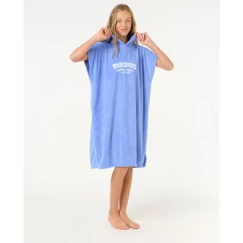 RIP CURL CLASSIC HOODED PONCHO GIRL 8-14 YEARS