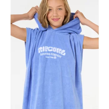 RIP CURL CLASSIC HOODED PONCHO GIRL 8-14 YEARS