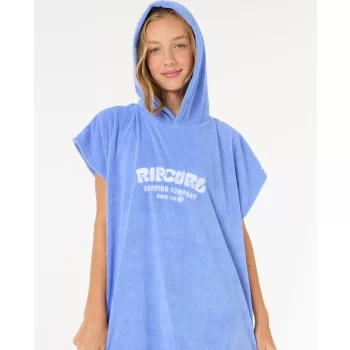 RIP CURL CLASSIC HOODED PONCHO GIRL 8-14 YEARS