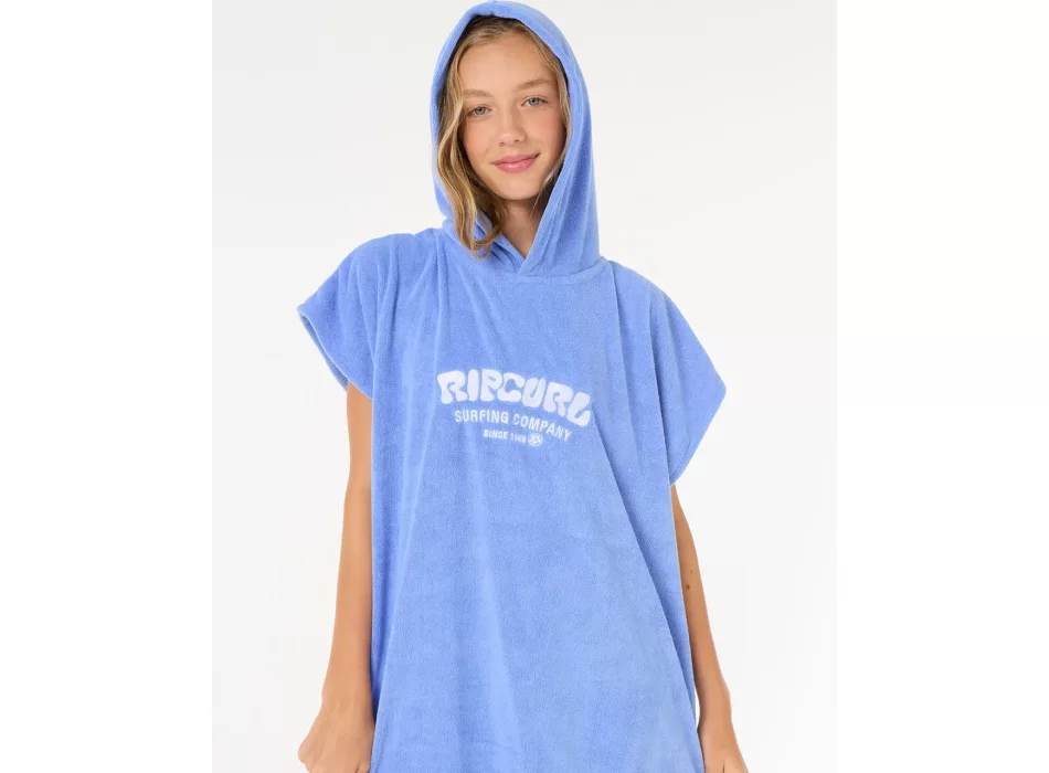 RIP CURL CLASSIC HOODED PONCHO GIRL 8-14 YEARS