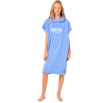 RIP CURL CLASSIC HOODED PONCHO GIRL 8-14 YEARS