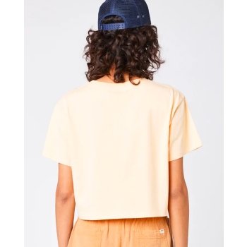 RIP CURL JEFFREY'S CROP TEE LIGHT ORANGE