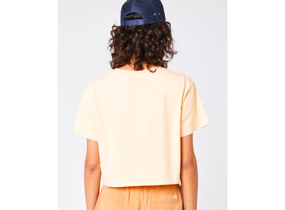 RIP CURL JEFFREY'S CROP TEE LIGHT ORANGE