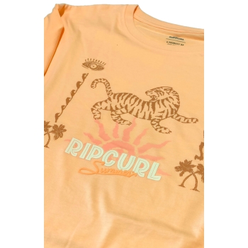 RIP CURL JEFFREY'S CROP TEE LIGHT ORANGE