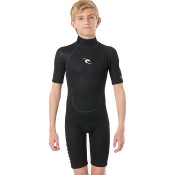 RIP CURL JUNIOR FREELITE SHORT SLEEVE SPRINGSUIT BACKZIP