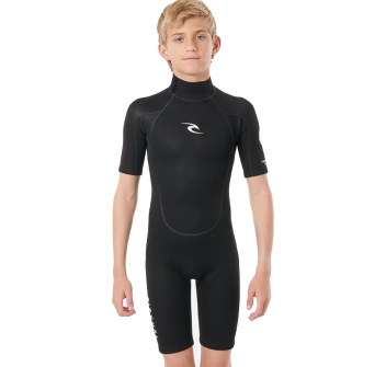 RIP CURL JUNIOR FREELITE SHORT SLEEVE SPRINGSUIT BACKZIP