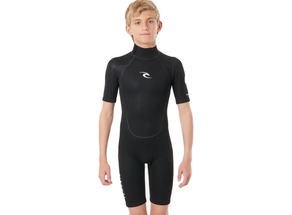 RIP CURL JUNIOR FREELITE SHORT SLEEVE SPRINGSUIT BACKZIP