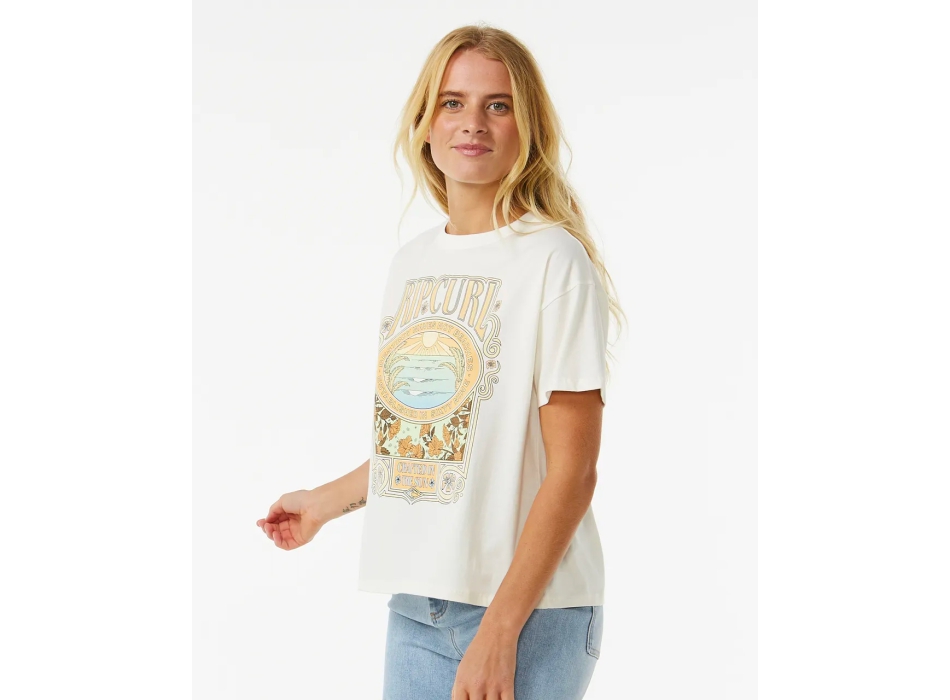 RIP CURL LONG DAYS RELAXED TEE BONE